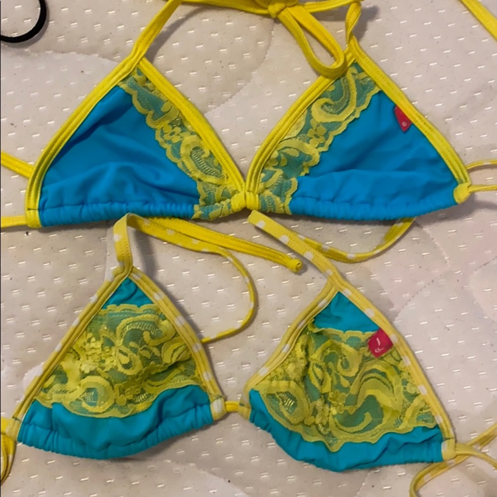 Chynna Dolls Swim Set. 2 Tops/ 1 Pair of bottoms
